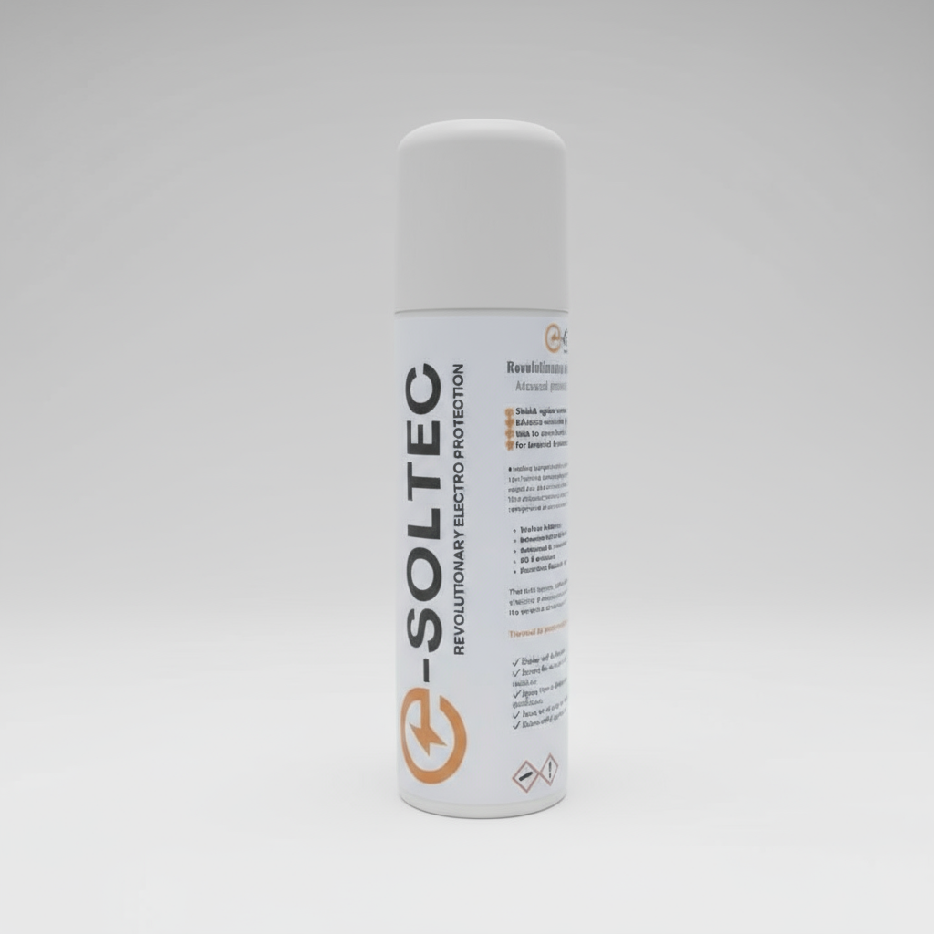E-Soltec electrical insulating spray - oil - based PFAS-free coating. water repellent