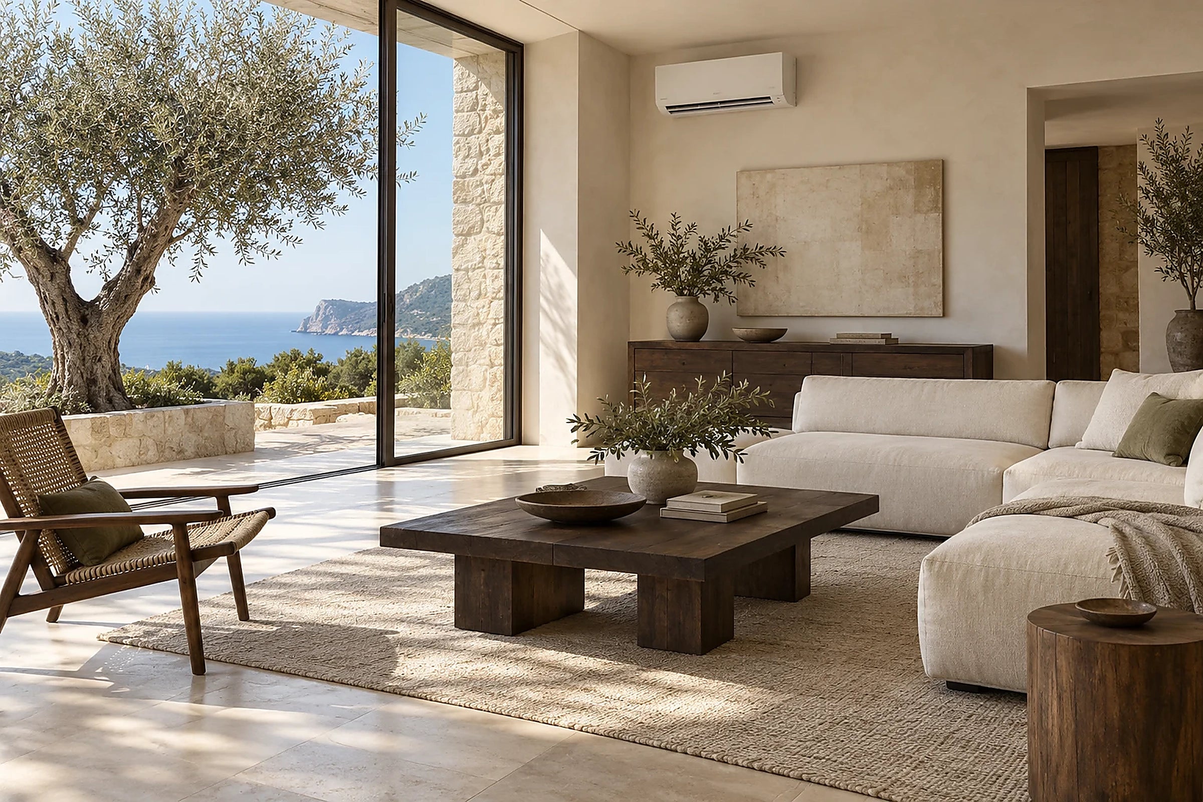 Helles mediterranes Interieur