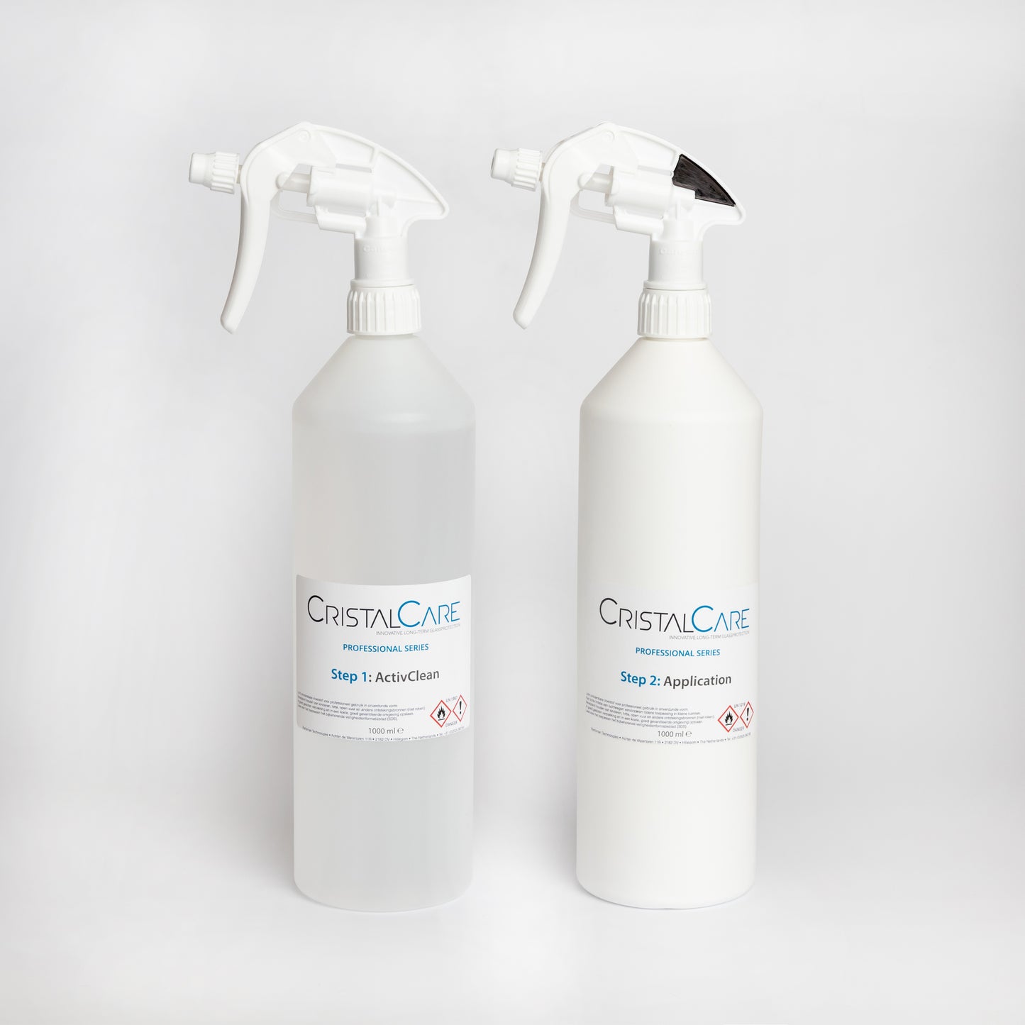 CristalCare Basic Set with ActiveClean and protection treatment for permanent glass protection