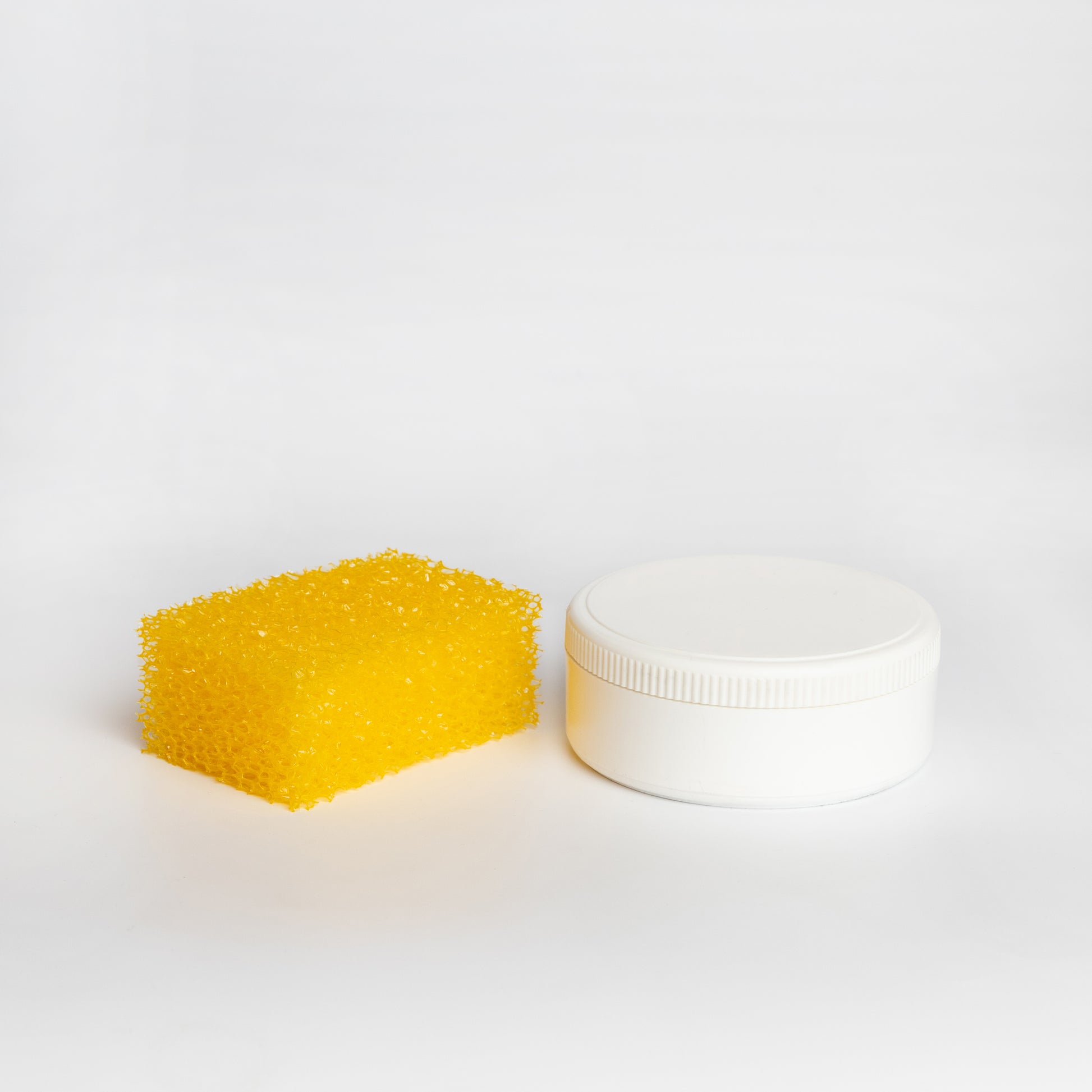 CristalCare Glass PowerBlock limescale remover with polishing sponge for shower screens